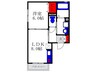 ＭｉｒａＢｅｌｌ 1LDKの間取り