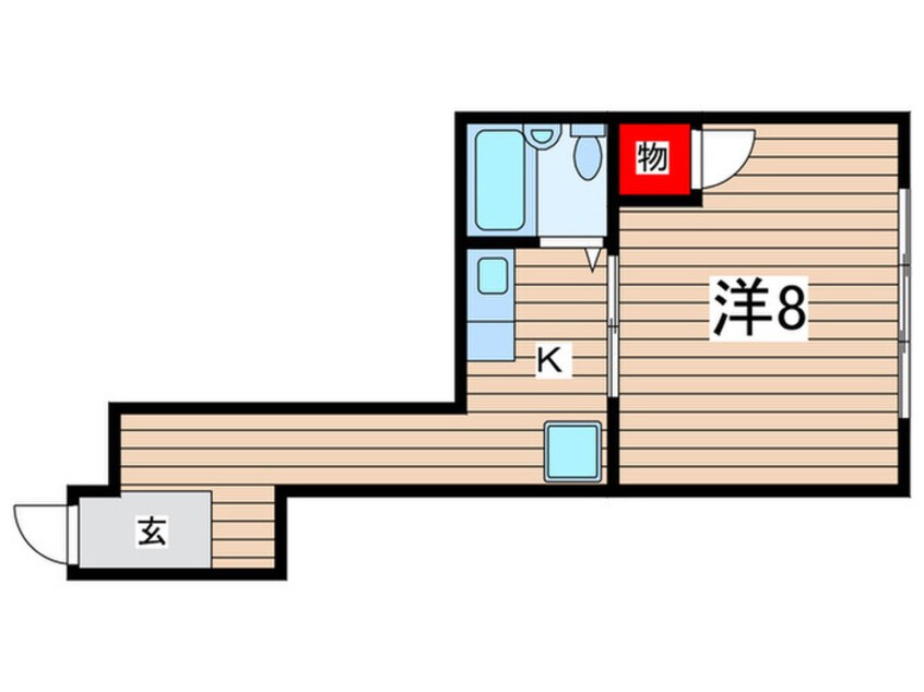 間取図 共栄マートハイツ