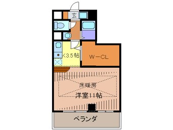 間取図 フローライト蛍池