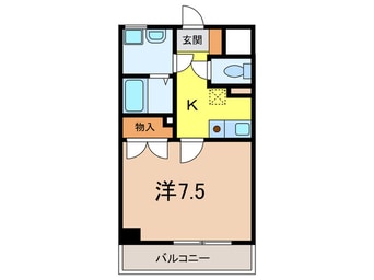 間取図 パレ甲南山手
