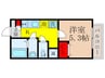 アウル豊島北 1Rの間取り