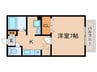 グランバトーⅡ 1Kの間取り