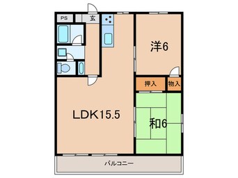 間取図 谷上ハイツ