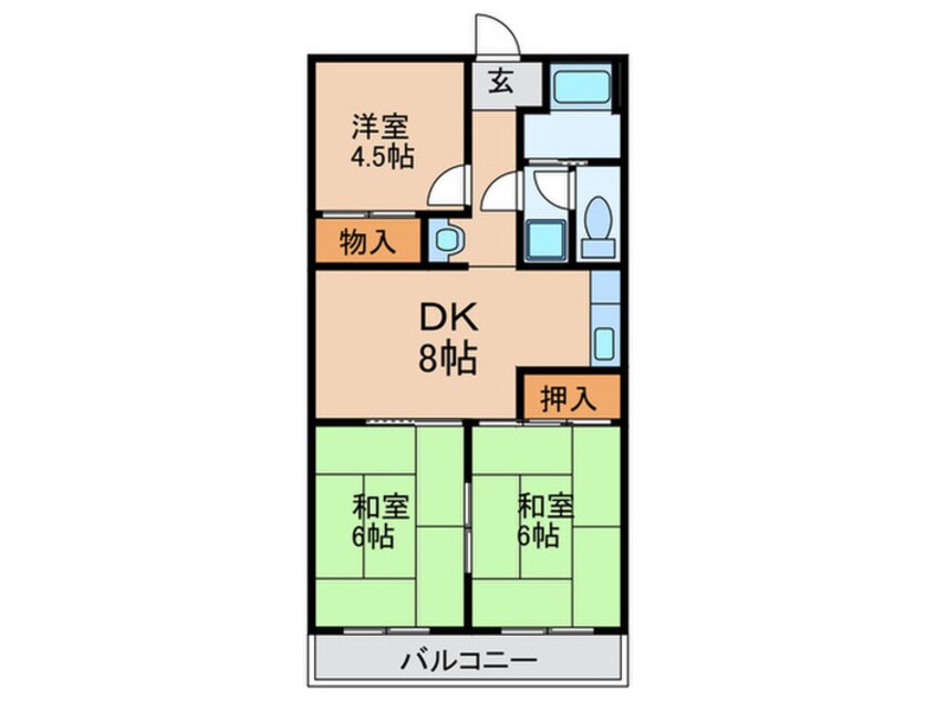 間取図 愛和マンション