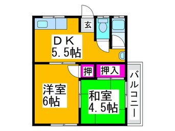 間取図 ハイツ向陵