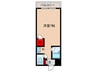 メゾン錦 1Kの間取り