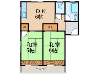 間取図 第２湊川マンション