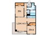 Ｍａｉｓｏｎ ｄｅ 青木 2LDKの間取り