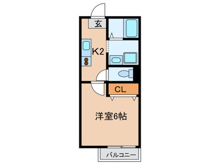 間取図 ルミエ－ル中向陽