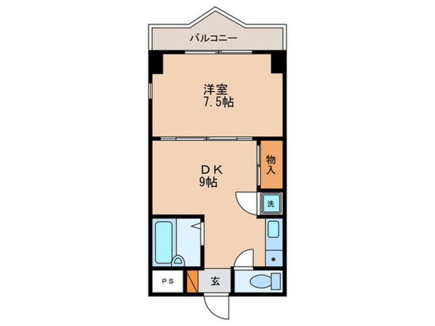 間取図 西河原マリーンハイツ