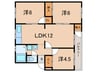 東垂水住宅7号棟(503) 3LDKの間取り