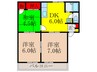 オ－テｲ－ハイツ池田 3DKの間取り