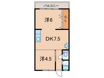 間取図 伊勢田マンション