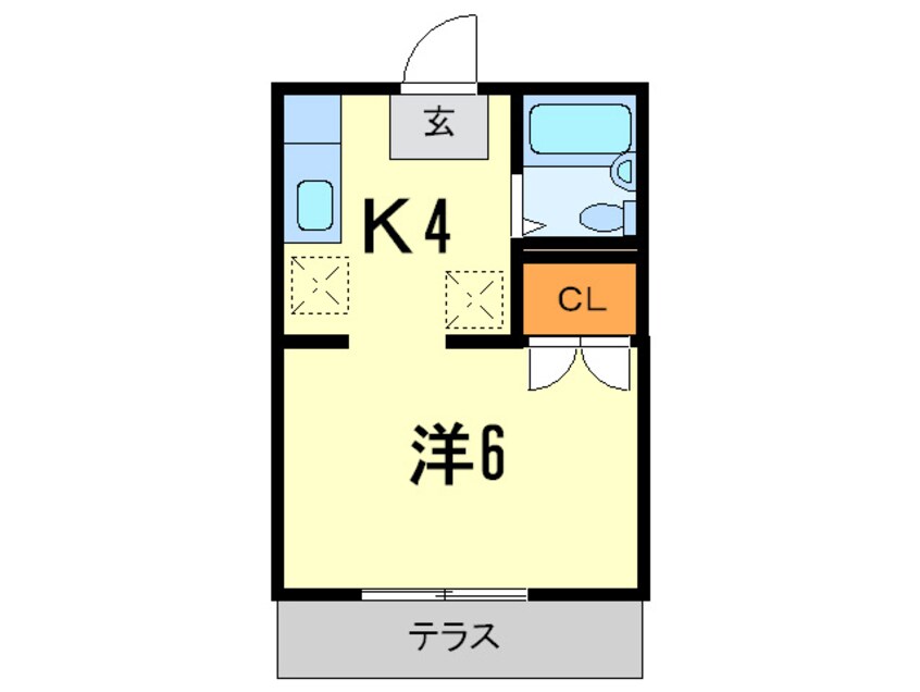 間取図 サン今津