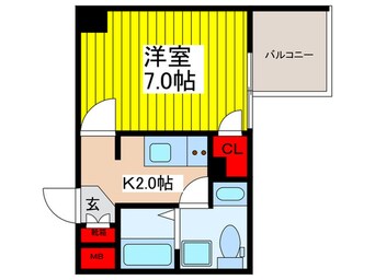 間取図 Gravis城東中央