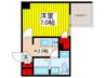 Gravis城東中央 1Kの間取り