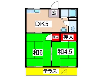 間取図 サンハイツ