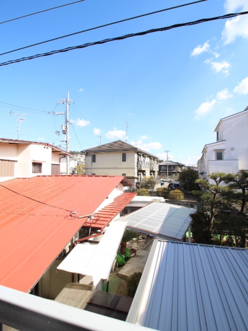 室内からの展望 サンハイツ