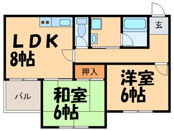 間取図 グリーンハイツ妙法寺　B棟