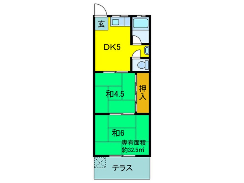 間取図 田中文化住宅