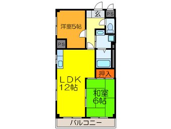 間取図 カサブランカ松田