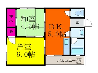 間取図 大原マンション