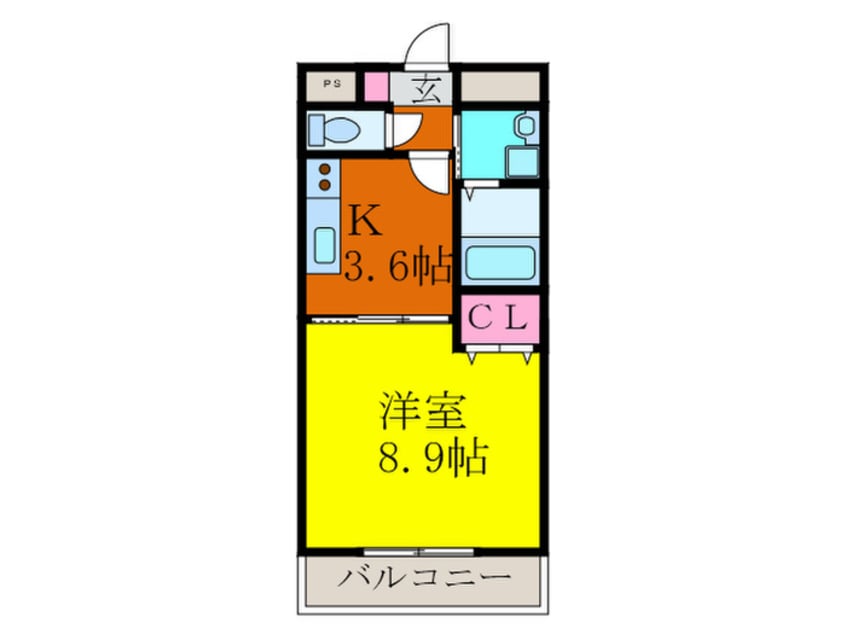 間取図 アンプル－ルクラ－ジュ別府