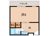 藤岡マンション 1Kの間取り