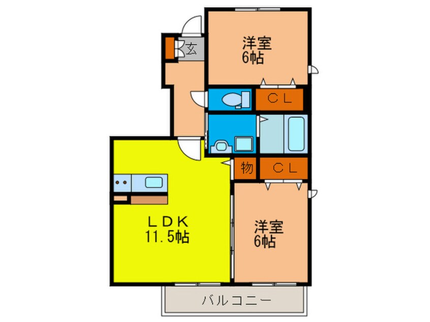 間取図 カサベルテ