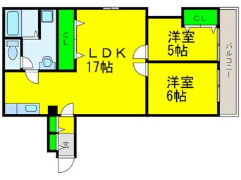 間取図 シャトー豊田