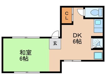 間取図 シャトー豊田