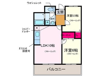 間取図 プルミエール豊中