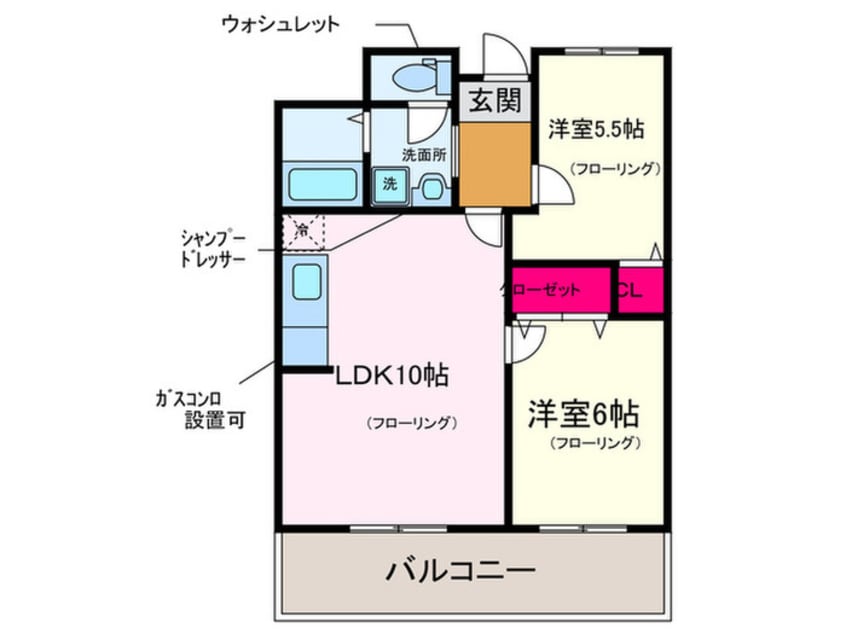 間取図 プルミエール豊中