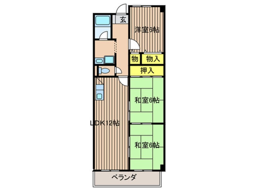 間取図 ラフィネ芳樹