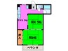 ウスイマンション 2DKの間取り
