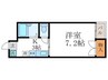 ヴィラアオイ 1Kの間取り