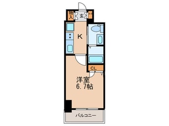 間取図 ｴｽﾃﾑｺｰﾄ梅田・天神橋Ⅲｱｳﾞｧﾝﾃ