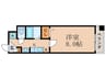 エスタシオン　デ　ヤマシナ 1Kの間取り