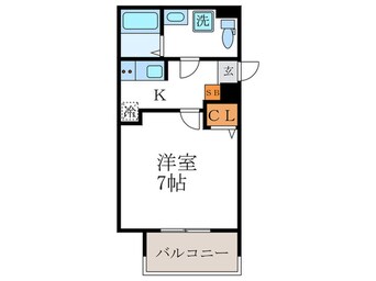 間取図 Ｌａｎｅ一乗寺