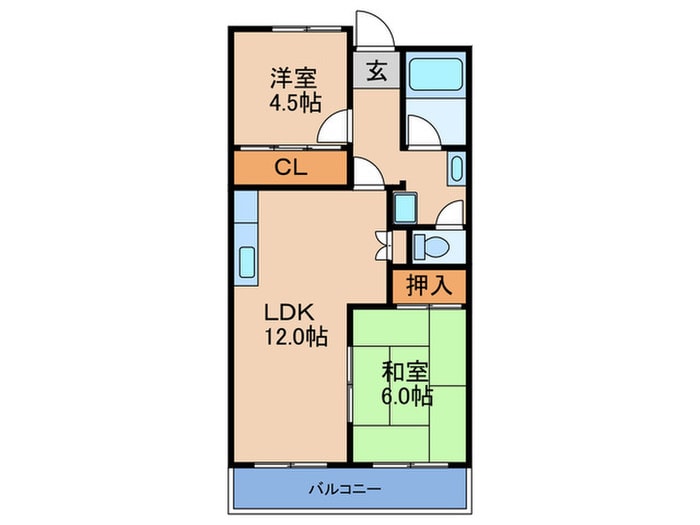 間取り図 生島リバーサイドマンションＡ棟
