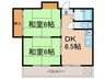 ベルオ－ク西明石 2DKの間取り