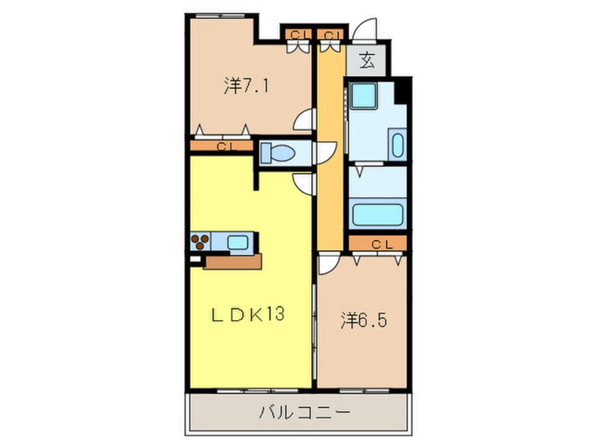 間取図 ＫＤＸ宝塚レジデンス