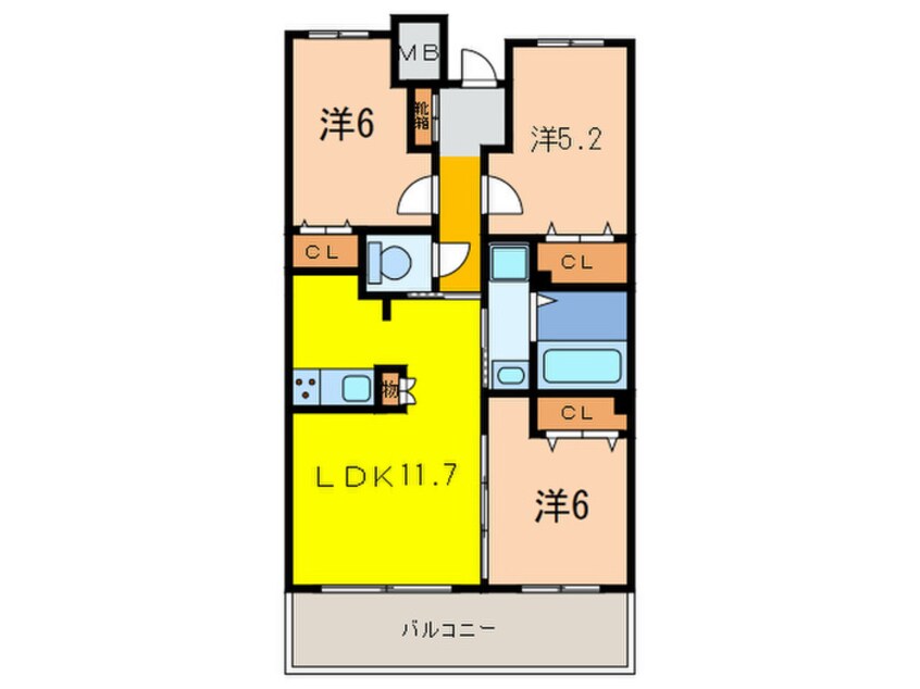 間取図 ＫＤＸ宝塚レジデンス