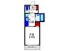 ベルトピア岡町ガ－デンハイツ 1Kの間取り