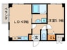 エスタシオンデ・山科三品 1LDKの間取り