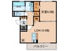 レガーロ河原町 1LDKの間取り