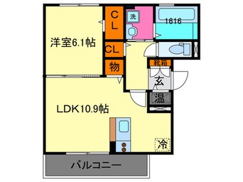 間取図 レガーロ河原町