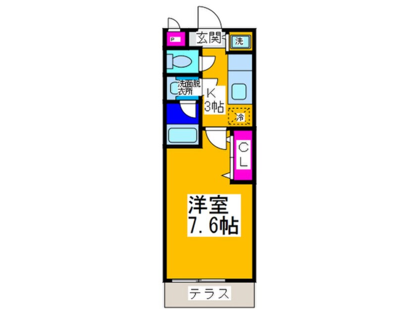 間取図 ミ－ティスル－チェ