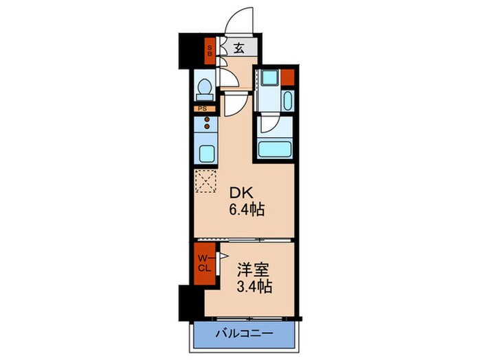 間取り図 アーバネックス京町堀