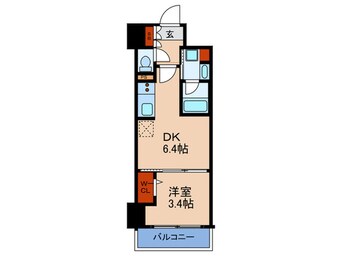 間取図 アーバネックス京町堀